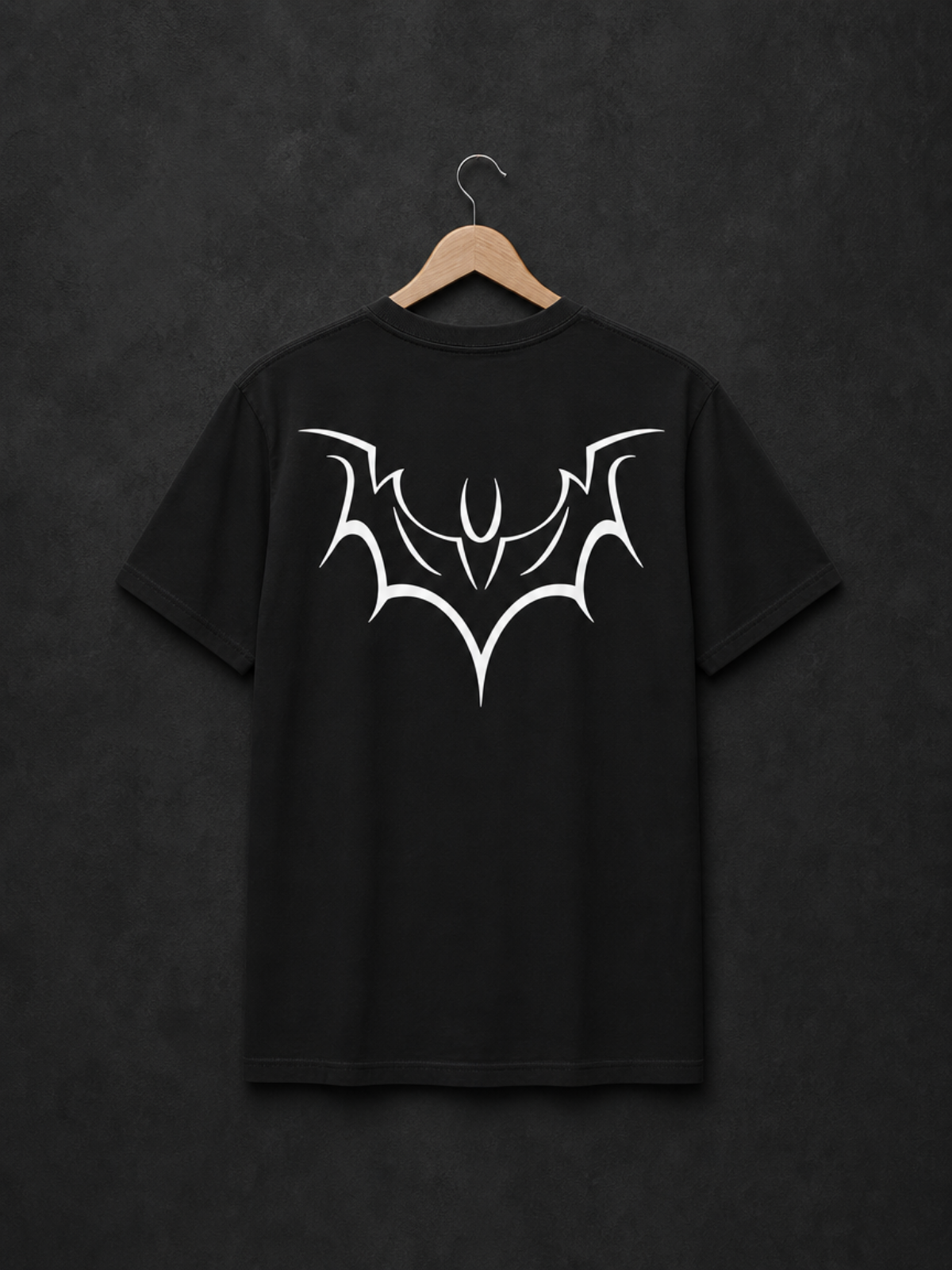 CAMISETA PRETA MORCEGO PIMA PREMIUM