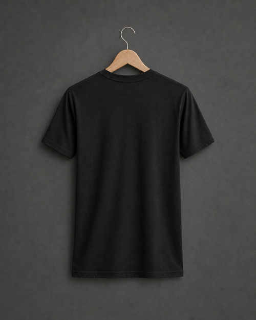 CAMISETA PRETA PREMIUM ALGODÃO EGÍPCIO